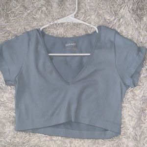 GARAGE light blue seamless tank